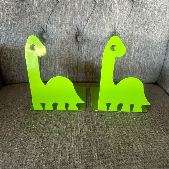 Artkingdome Dinosaur Green Toddler Kids Bookend Set - Picture 1 of 5
